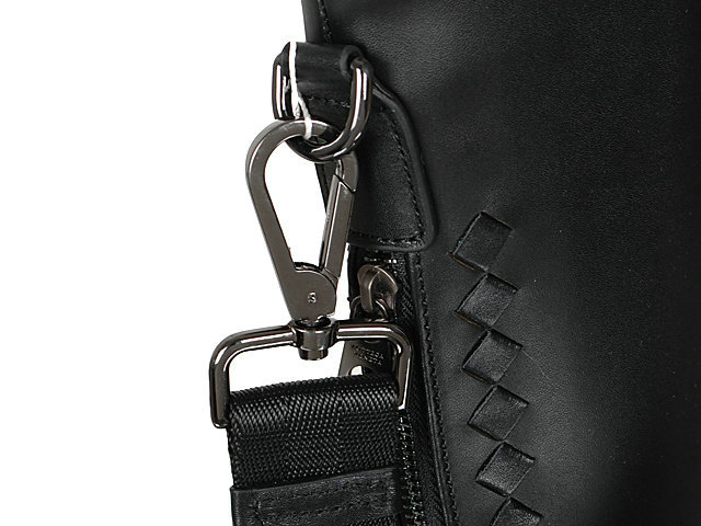 Bottega Veneta appia intrecciato messenger 95511-5 black